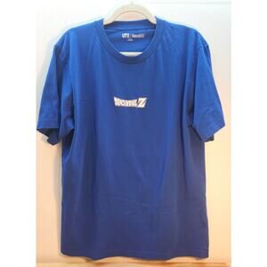 Dragon Ball Z x Uniqlo Blue T-shirt Size Large Attack of the Saiyans UT